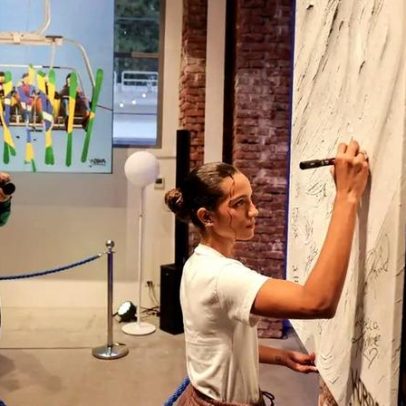 Rayssa Leal visita Casa Brasil em Milão; craques do vôlei experimentam curling