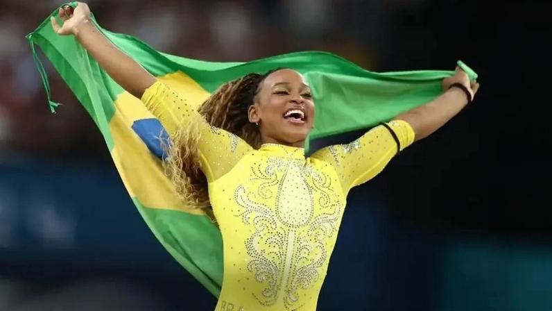 Rebeca Andrade é a maior medalhista olímpica do Brasil (Foto: Luiza Moraes/COB)