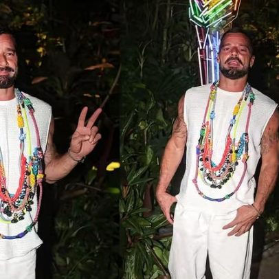 Ricky Martin participa do Baile da Arara no Rio de Janeiro