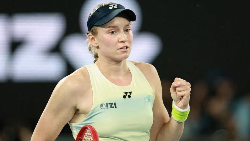 Rybakina vence 10ª do ano após título na Austrália