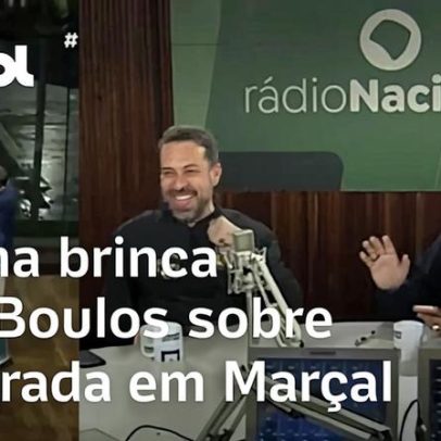 Datena recebe Boulos na Rádio Nacional e brinca sobre cadeirada em Marçal