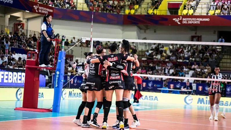 Sesi Bauru vence Alianza Lima e avança à final do Sul-Americano de vôlei