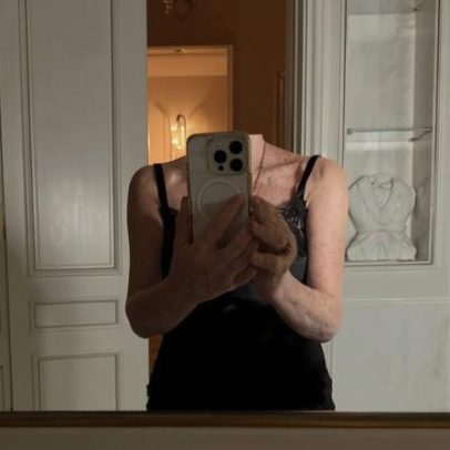 Sharon Stone, 67, questiona quem teme envelhecer: medo do espelho?