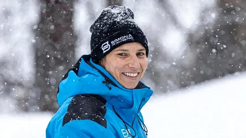 Simona de Silvestro, ex-piloto da Fórmula 1, vai participar dos Jogos Olimpicos de Inverno, na categoria bobsled (Foto: Reprodução X)