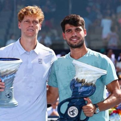 Alcaraz e Sinner chegam a nove Slam seguidos, perto de recorde