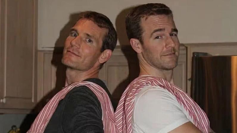 Jared Van Der Beek e James Van Der Beek — Foto: Reprodução Instagram