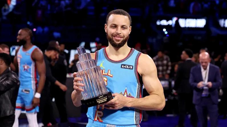 Stephen Curry durante All Star Game da NBA