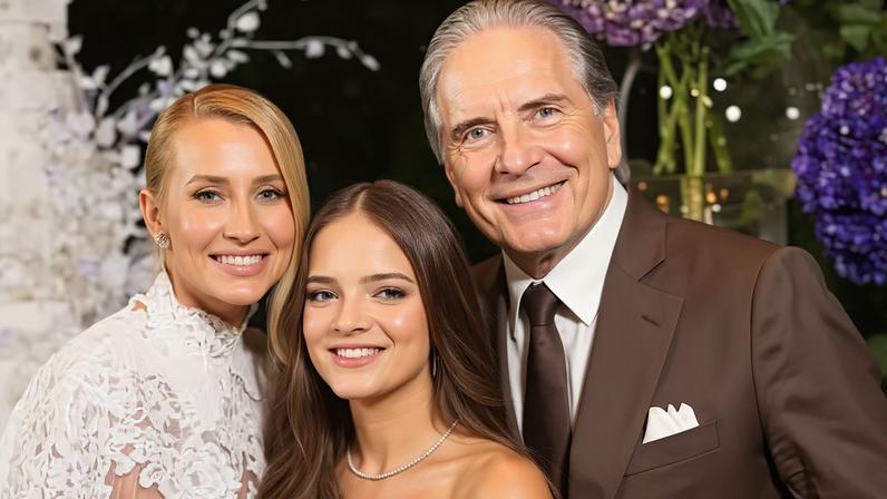 Ana Paula Siebert, Rafaella Justus e Roberto Justus — Foto: Reprodução/Instagram