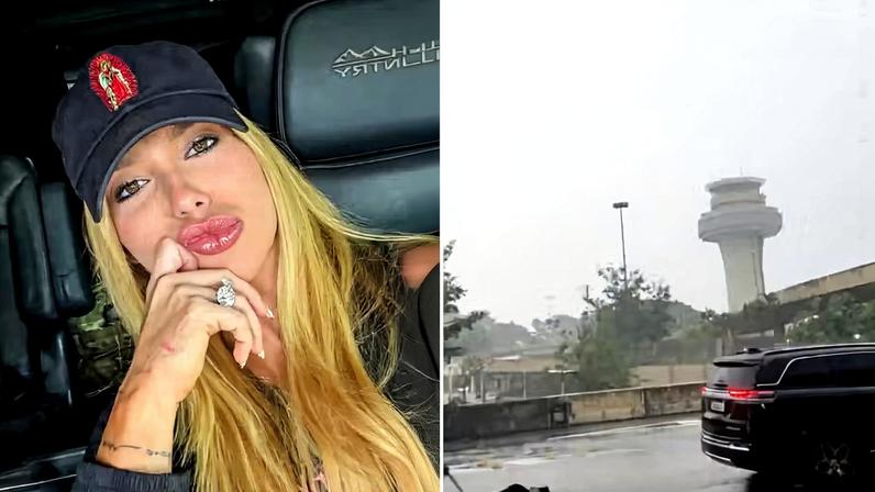 Virginia Fonseca tem planos frustrados após temporal atingir RJ: 'Tempo fechou no aeroporto' — Foto: Reprodução/Instagram