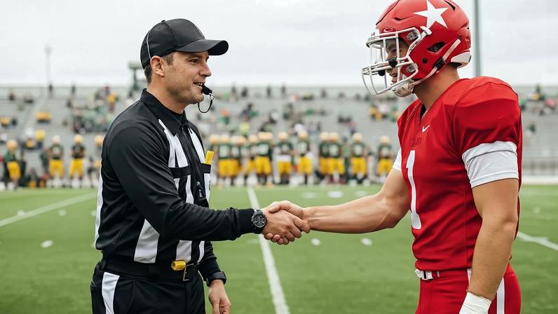 Nos Super Bowls da corrupção, o juiz vem demonstrando que joga para um dos lados. (Foto: Imagem criada utilizando Whisk/Gazeta do Povo)