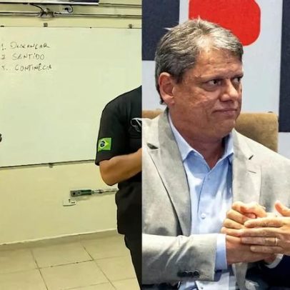 Tarcísio minimiza erros de português de PMs em escolas militarizadas