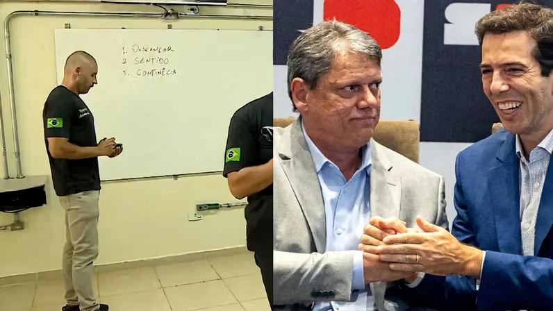 ‘Descançar’ e ‘continêcia’: Tarcísio minimiza erros de português cometidos por PMs em escolas militarizadas