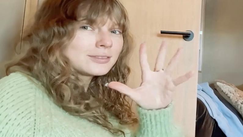 Taylor Swift took to Instagram to celebrate “Opalite” making it to the Billboard Hot 100.