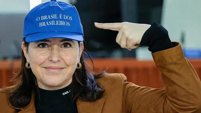 Simone Tebet, ministra do Planejamento — Foto: Ricardo Stuckert/PR