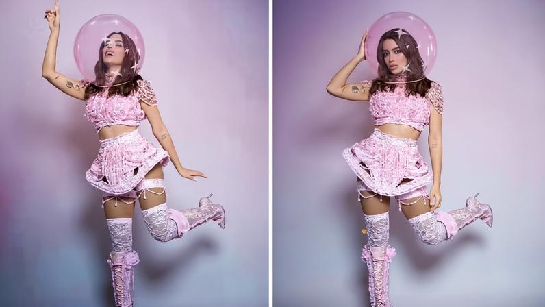Anitta mostra look escolhido para 'Ensaios' em BH; veja fotos — Foto: Reprodução/Instagram