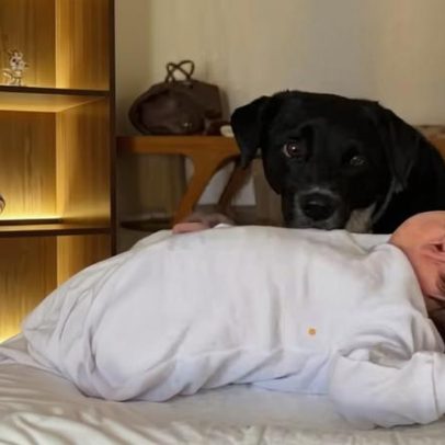 Klebber Toledo comenta rotina com a filha e compartilha registros com a bebê