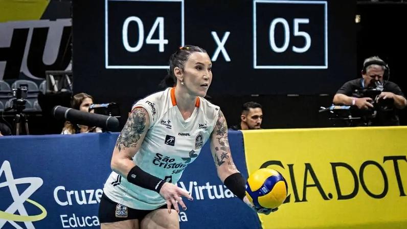 Tifanny defende o Osasco desde a temporada 2021 (Foto: Hermes de Paula/ CRF)