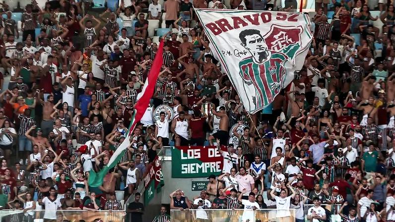 Torcida do Fluminense no Maracanã (Foto: Lucas Merçon/FFC)
