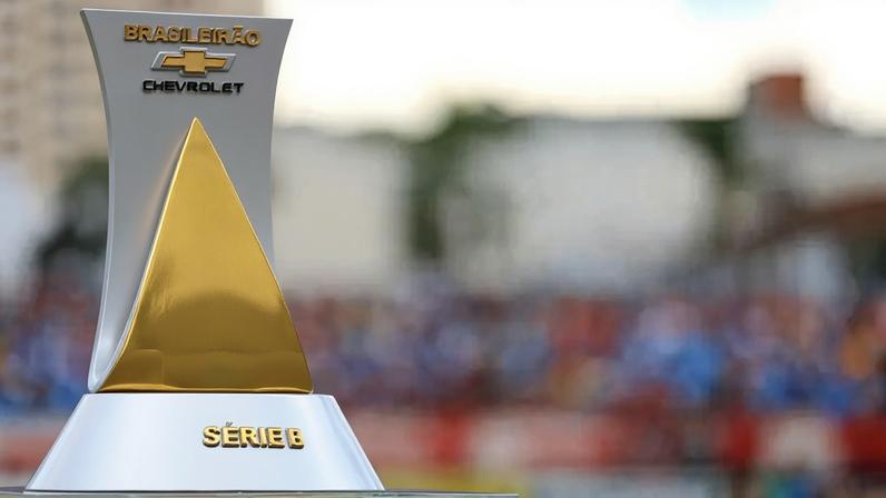 Troféu da Série B do Campeonato Brasileiro (Foto: Lucas Figueiredo/CBF)