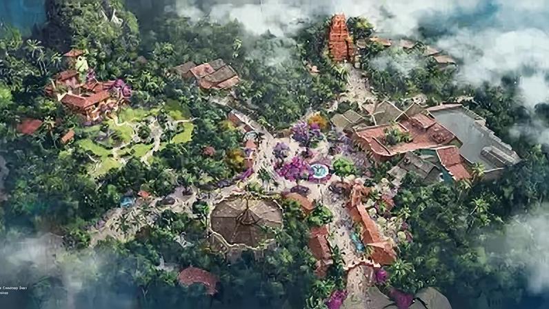 Projeto conceitual da nova área temática Tropical Americas, no Disney's Animal Kingdom