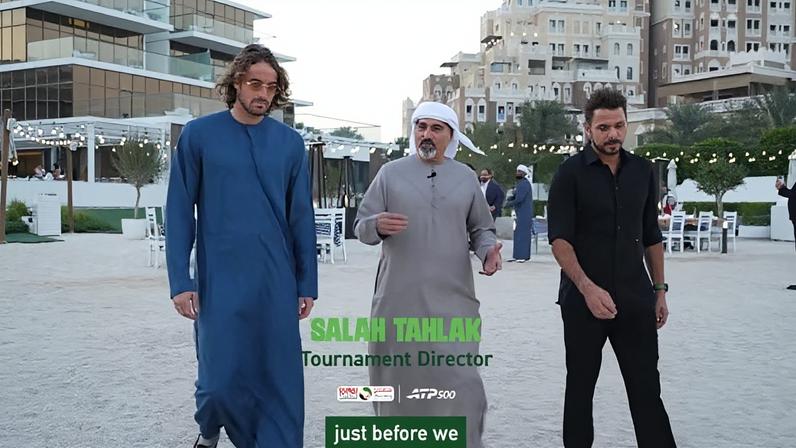 Tsitsipas e Wawrinka vivenciam a hospitalidade do Ramadã em Dubai