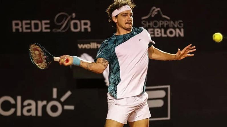 O paranaense Thiago Wild no Rio Open (Foto: João Pires/Fotojump)
