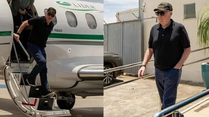 Ancelotti chega ao Brasil para curtir o Carnaval (Foto: Camila Lobo)