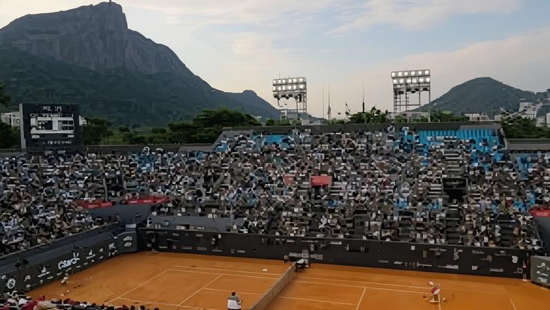 A quadra central do Rio Open, no Jockey Club (Foto: Divulgação)