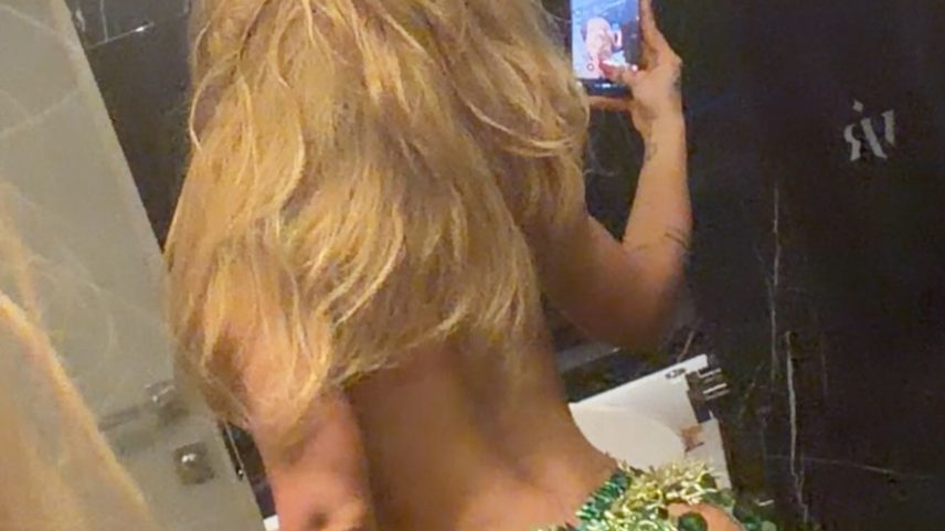 Virginia Fonseca posa topless após ensaio técnico da Grande Rio — Foto: Reprodução/Instagram