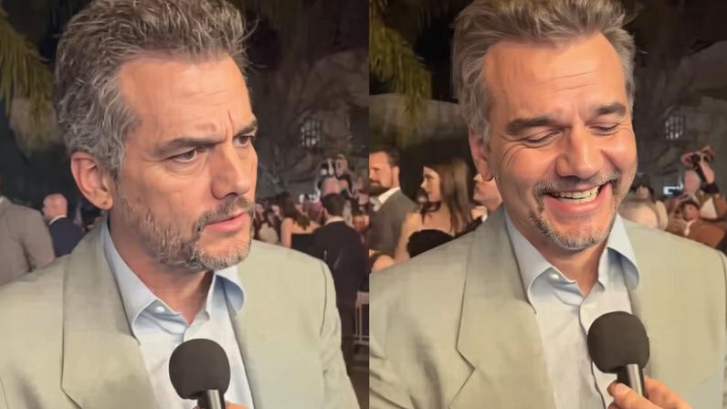 Wagner Moura 'esquece' do português em entrevista — Foto: Reprodução/Instagram