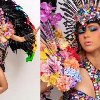 Wenny, irmã de Lexa, estreia como Rainha de Bateria do Botafogo Samba Clube