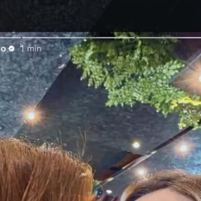 Grávida Lauana Prado reata com Tati Dias