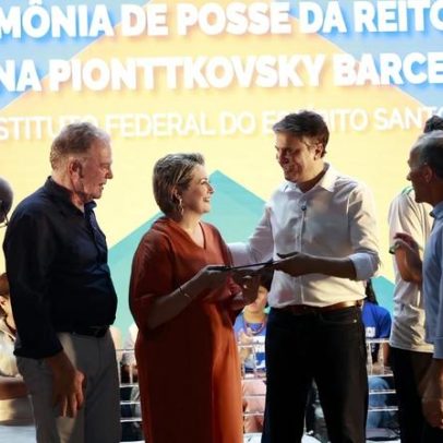 MEC empoa reitora do Ifes em ato institucional