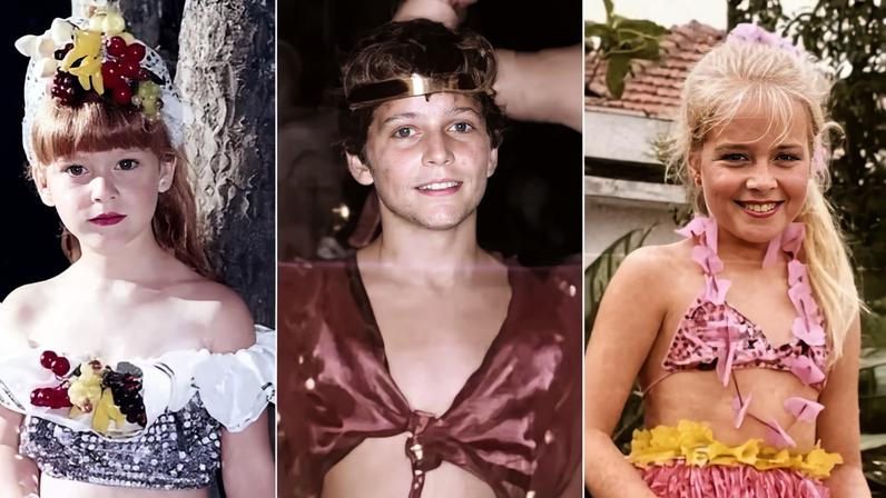 Famosos em fotos de infância no Carnaval — Foto: Reprodução/Instagram