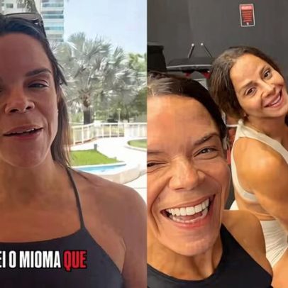 Carol Vaz relata retirada de mioma e volta ao trabalho com Viviane Araujo