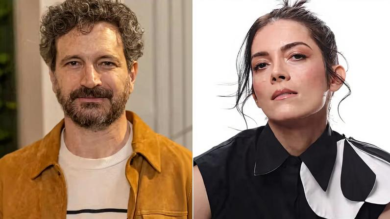 Caco Ciocler e Christiane Fogaça — Foto: Leo Rosário/TV Globo e Ita Mazzutti