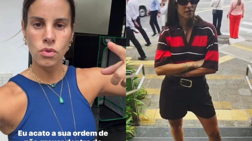 Shantal é proibida de gravar em shopping e reivindica seus direitos