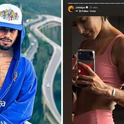 Zé Felipe compartilha foto de Ana Castela com emoji sugestivo