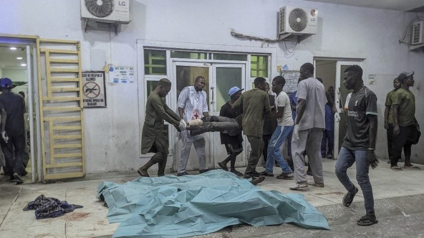 O ataque coordenado teve várias explosões na cidade nigeriana de Maiduguri – Foto: AFP