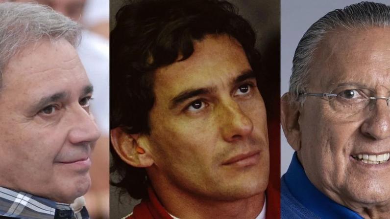Senna teria provocado a ruptura entre Galvão Bueno e Reginaldo Leme há 36 anos