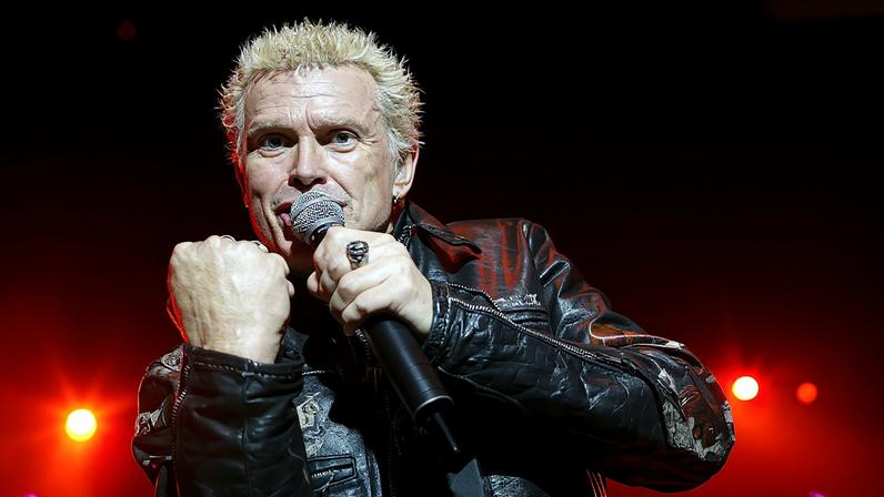Billy Idol performs live in concert at the Hammerstein Ballroom in Manhattan on Sept. 10, 2003.