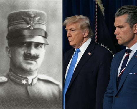 Gen Giulio Douhet of the Italian army, who wrote The Command of the Air in 1921. Donald Trump and Pete Hegseth seem to have absorbed his faulty message.