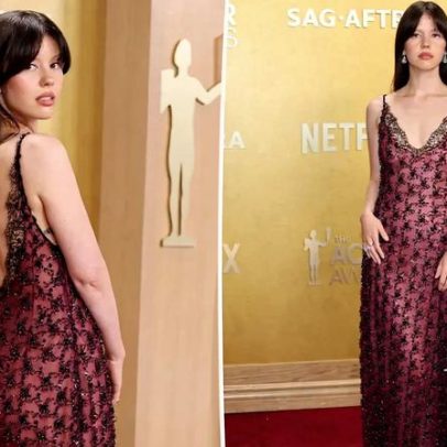 Mia Goth comparece ao SAG Awards 2026 após prisão de Shia LaBeouf e separação