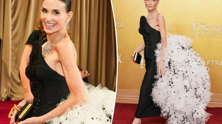 Demi Moore looked exquisite on the red carpet at Sunday night’s SAG Actor Awards 2026.