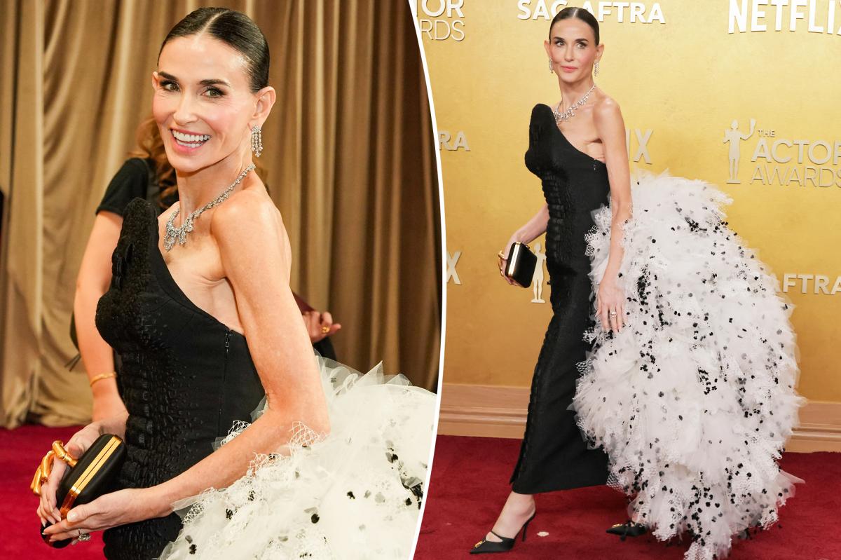 Demi Moore looked exquisite on the red carpet at Sunday night’s SAG Actor Awards 2026.