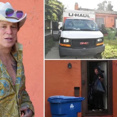 Rourke afirma que rodentes e encanamento levaram à retenção de aluguel e despejo