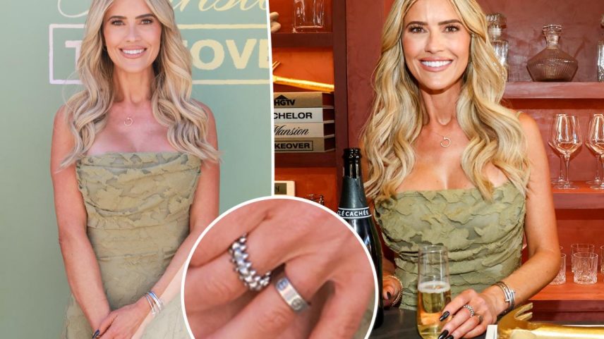 Christina Haack was spotted wearing a ring on her wedding finger at a recent event in Los Angeles on March 12.
