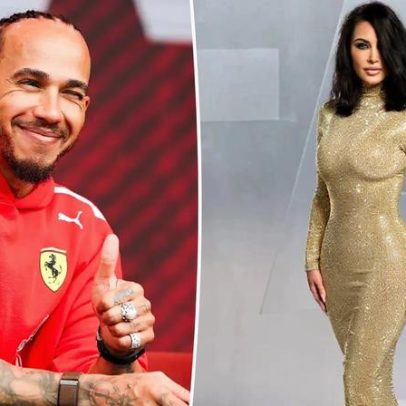Lewis Hamilton elogia look de Kim Kardashian na Vanity Fair Oscars Party 2026