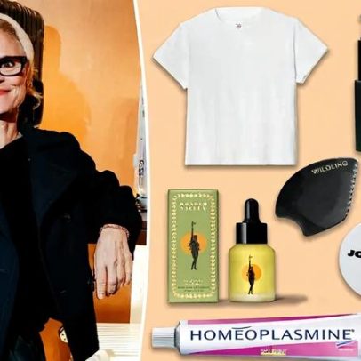 Amy Sedaris usa gua sha, produtos de Jennifer Aniston e bálsamo francês