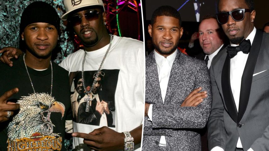 Usher praised the “valuable contributions” made by his pal Sean “Diddy” Combs (seen together in 2004).
